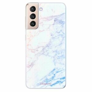 Odolné silikonové pouzdro iSaprio - Raibow Marble 10 - Samsung Galaxy S21 obraz