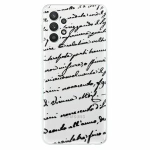 Odolné silikonové pouzdro iSaprio - Handwriting 01 - black - Samsung Galaxy A32 5G obraz