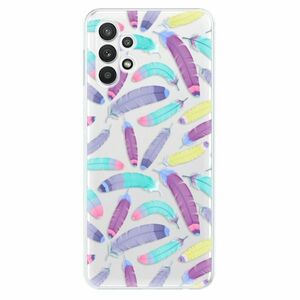 Odolné silikonové pouzdro iSaprio - Feather Pattern 01 - Samsung Galaxy A32 5G obraz