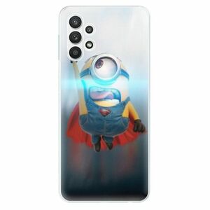 Odolné silikonové pouzdro iSaprio - Mimons Superman 02 - Samsung Galaxy A32 5G obraz