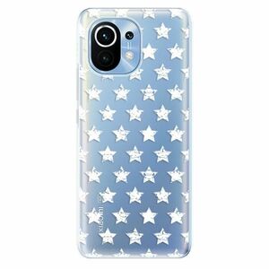 Odolné silikonové pouzdro iSaprio - Stars Pattern - white - Xiaomi Mi 11 obraz