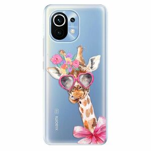 Odolné silikonové pouzdro iSaprio - Lady Giraffe - Xiaomi Mi 11 obraz