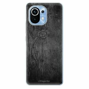 Odolné silikonové pouzdro iSaprio - Black Wood 13 - Xiaomi Mi 11 obraz