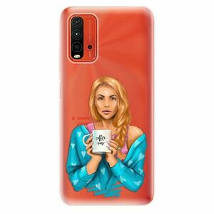 Odolné silikonové pouzdro iSaprio - Coffe Now - Redhead - Xiaomi Redmi 9T obraz