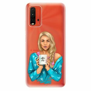 Odolné silikonové pouzdro iSaprio - Coffe Now - Blond - Xiaomi Redmi 9T obraz