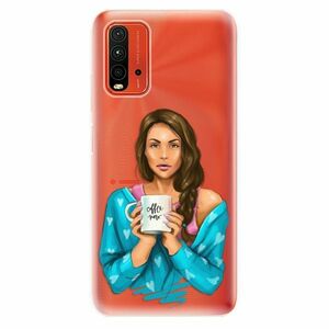 Odolné silikonové pouzdro iSaprio - Coffe Now - Brunette - Xiaomi Redmi 9T obraz