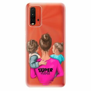 Odolné silikonové pouzdro iSaprio - Super Mama - Boy and Girl - Xiaomi Redmi 9T obraz