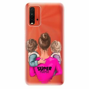 Odolné silikonové pouzdro iSaprio - Super Mama - Two Boys - Xiaomi Redmi 9T obraz