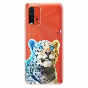 Odolné silikonové pouzdro iSaprio - Leopard With Butterfly - Xiaomi Redmi 9T obraz