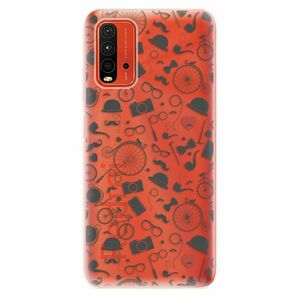 Odolné silikonové pouzdro iSaprio - Vintage Pattern 01 - black - Xiaomi Redmi 9T obraz