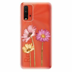 Odolné silikonové pouzdro iSaprio - Three Flowers - Xiaomi Redmi 9T obraz