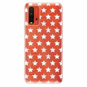 Odolné silikonové pouzdro iSaprio - Stars Pattern - white - Xiaomi Redmi 9T obraz