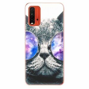 Odolné silikonové pouzdro iSaprio - Galaxy Cat - Xiaomi Redmi 9T obraz