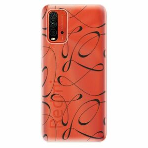 Odolné silikonové pouzdro iSaprio - Fancy - black - Xiaomi Redmi 9T obraz