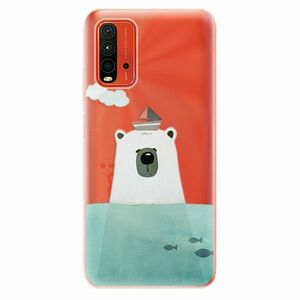 Odolné silikonové pouzdro iSaprio - Bear With Boat - Xiaomi Redmi 9T obraz