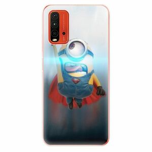 Odolné silikonové pouzdro iSaprio - Mimons Superman 02 - Xiaomi Redmi 9T obraz