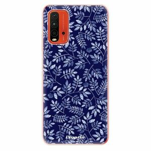 Odolné silikonové pouzdro iSaprio - Blue Leaves 05 - Xiaomi Redmi 9T obraz