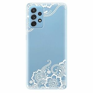 Odolné silikonové pouzdro iSaprio - White Lace 02 - Samsung Galaxy A72 obraz