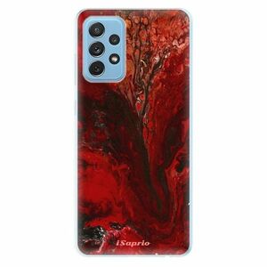 Odolné silikonové pouzdro iSaprio - RedMarble 17 - Samsung Galaxy A72 obraz