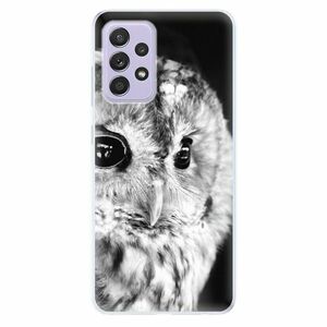 Odolné silikonové pouzdro iSaprio - BW Owl - Samsung Galaxy A52/A52 5G obraz