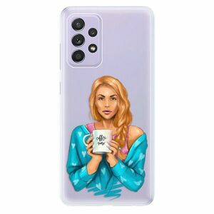 Odolné silikonové pouzdro iSaprio - Coffe Now - Redhead - Samsung Galaxy A52/A52 5G obraz