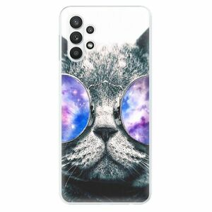 Odolné silikonové pouzdro iSaprio - Galaxy Cat - Samsung Galaxy A32 obraz