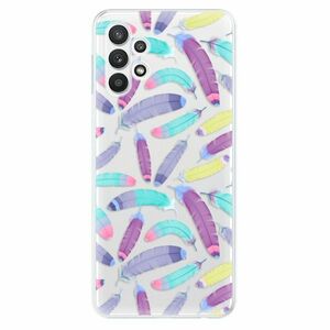 Odolné silikonové pouzdro iSaprio - Feather Pattern 01 - Samsung Galaxy A32 obraz