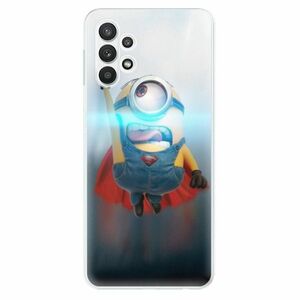 Odolné silikonové pouzdro iSaprio - Mimons Superman 02 - Samsung Galaxy A32 obraz