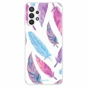 Odolné silikonové pouzdro iSaprio - Feather Pattern 10 - Samsung Galaxy A32 obraz