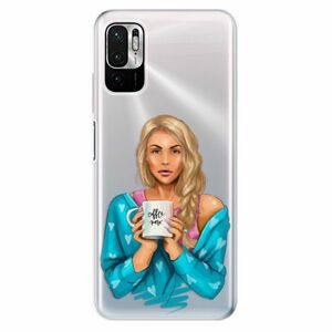 Odolné silikonové pouzdro iSaprio - Coffe Now - Blond - Xiaomi Redmi Note 10 5G obraz