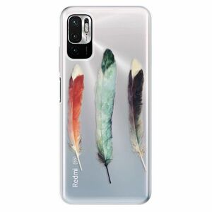 Odolné silikonové pouzdro iSaprio - Three Feathers - Xiaomi Redmi Note 10 5G obraz