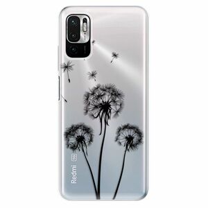 Odolné silikonové pouzdro iSaprio - Three Dandelions - black - Xiaomi Redmi Note 10 5G obraz