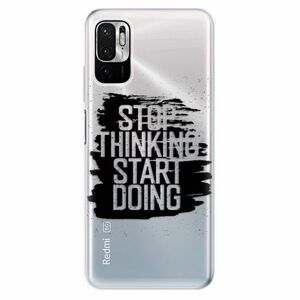 Odolné silikonové pouzdro iSaprio - Start Doing - black - Xiaomi Redmi Note 10 5G obraz