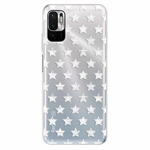 Odolné silikonové pouzdro iSaprio - Stars Pattern - white - Xiaomi Redmi Note 10 5G obraz