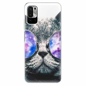 Odolné silikonové pouzdro iSaprio - Galaxy Cat - Xiaomi Redmi Note 10 5G obraz