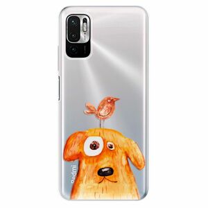 Odolné silikonové pouzdro iSaprio - Dog And Bird - Xiaomi Redmi Note 10 5G obraz