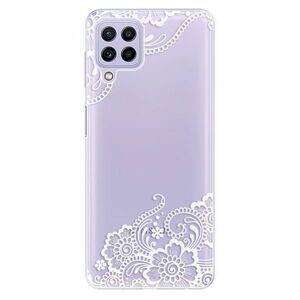 Odolné silikonové pouzdro iSaprio - White Lace 02 - Samsung Galaxy A22 obraz