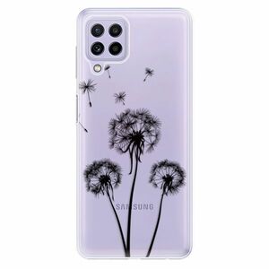 Odolné silikonové pouzdro iSaprio - Three Dandelions - black - Samsung Galaxy A22 obraz