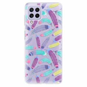 Odolné silikonové pouzdro iSaprio - Feather Pattern 01 - Samsung Galaxy A22 obraz