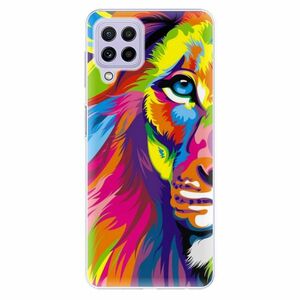 Odolné silikonové pouzdro iSaprio - Rainbow Lion - Samsung Galaxy A22 obraz