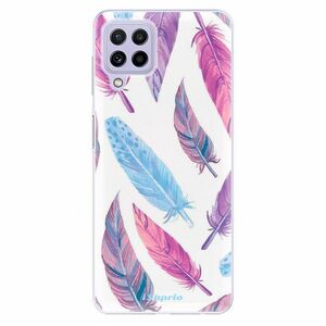 Odolné silikonové pouzdro iSaprio - Feather Pattern 10 - Samsung Galaxy A22 obraz