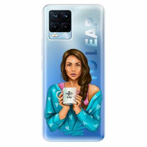 Odolné silikonové pouzdro iSaprio - Coffe Now - Brunette - Realme 8 / 8 Pro obraz