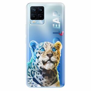 Odolné silikonové pouzdro iSaprio - Leopard With Butterfly - Realme 8 / 8 Pro obraz