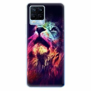 Odolné silikonové pouzdro iSaprio - Lion in Colors - Realme 8 / 8 Pro obraz