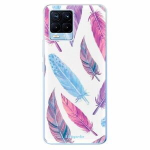 Odolné silikonové pouzdro iSaprio - Feather Pattern 10 - Realme 8 / 8 Pro obraz