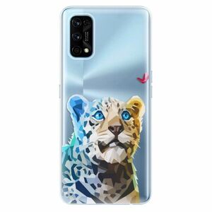 Odolné silikonové pouzdro iSaprio - Leopard With Butterfly - Realme 7 Pro obraz