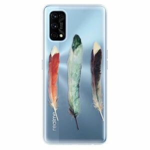 Odolné silikonové pouzdro iSaprio - Three Feathers - Realme 7 Pro obraz