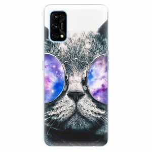 Odolné silikonové pouzdro iSaprio - Galaxy Cat - Realme 7 Pro obraz