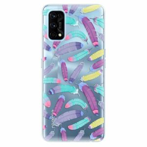 Odolné silikonové pouzdro iSaprio - Feather Pattern 01 - Realme 7 Pro obraz