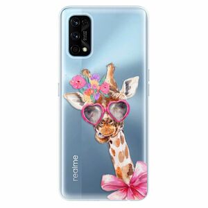 Odolné silikonové pouzdro iSaprio - Lady Giraffe - Realme 7 Pro obraz